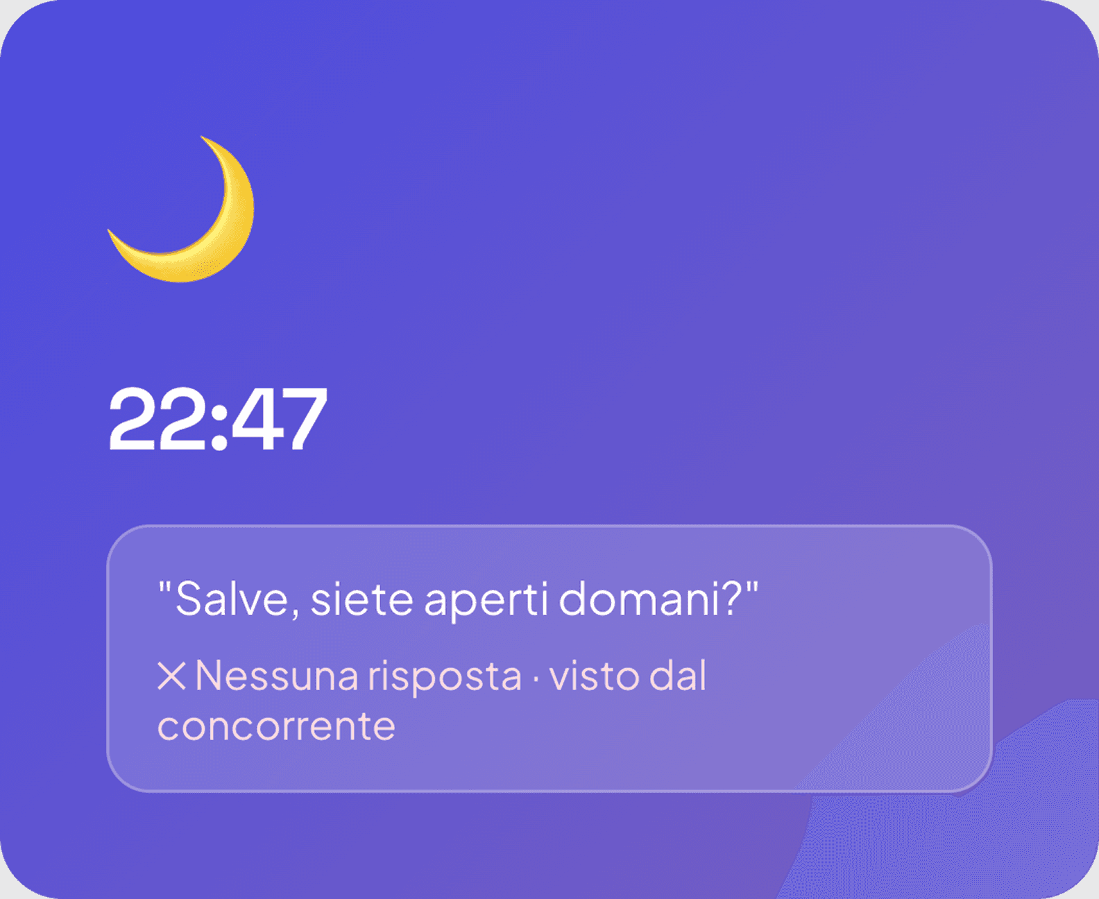 Grafico degli appuntamenti persi recuperati da Nebula AI