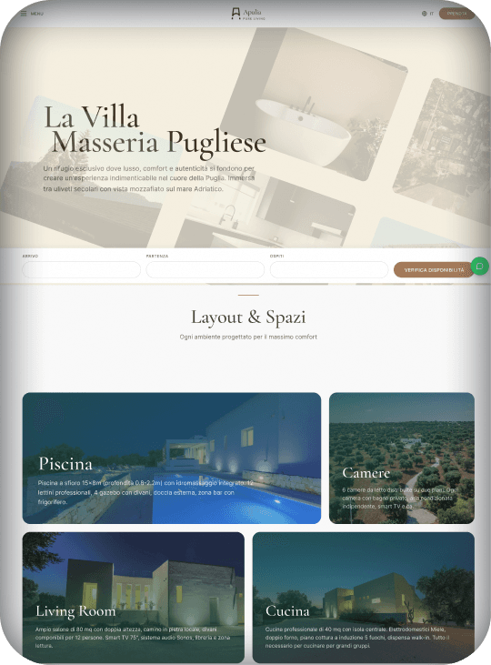 Progetto Apulia — Ville di lusso