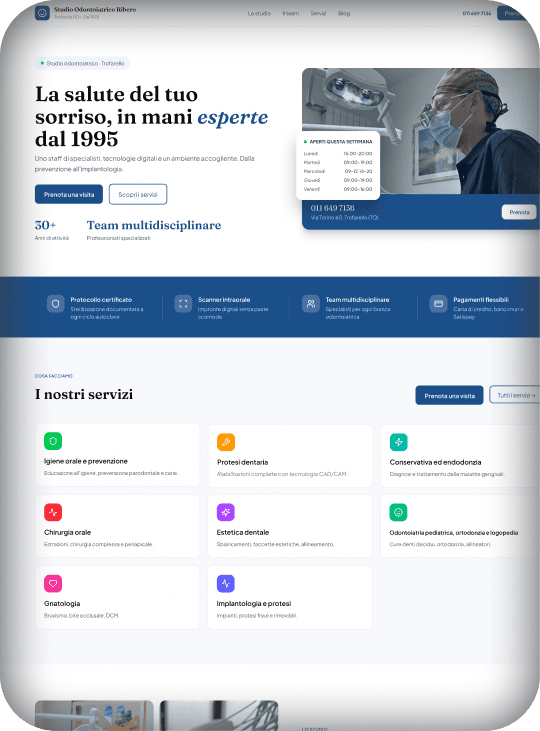 Progetto Ribero — Odontoiatria
