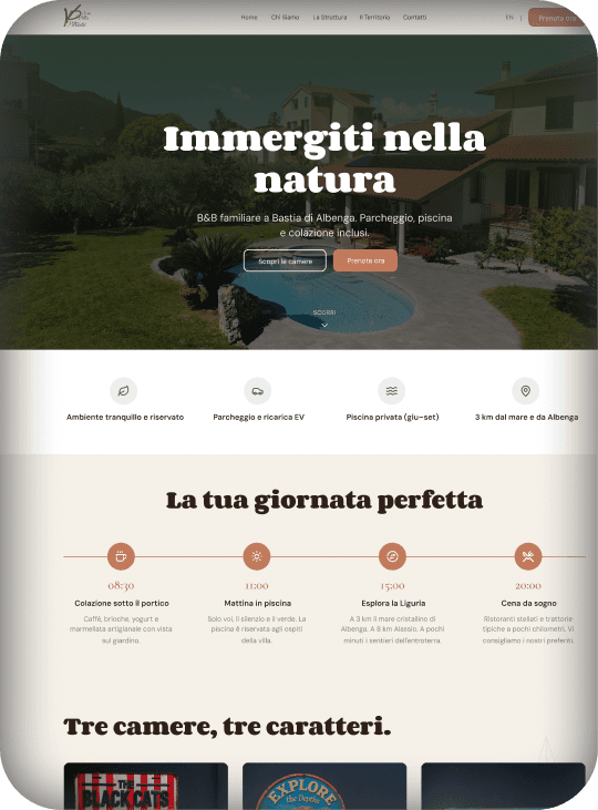 Progetto Villa Perinetti — Struttura ricettiva