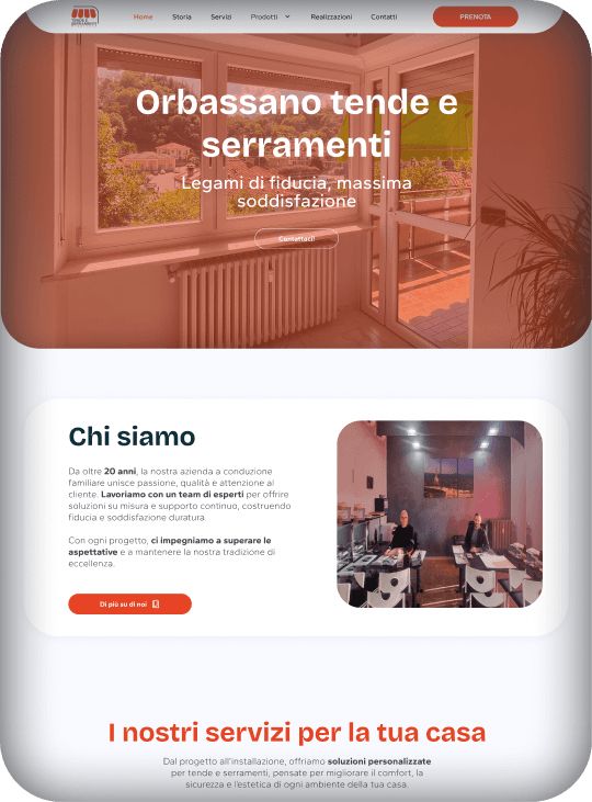 Progetto Tende e Serramenti — Negozi e servizi